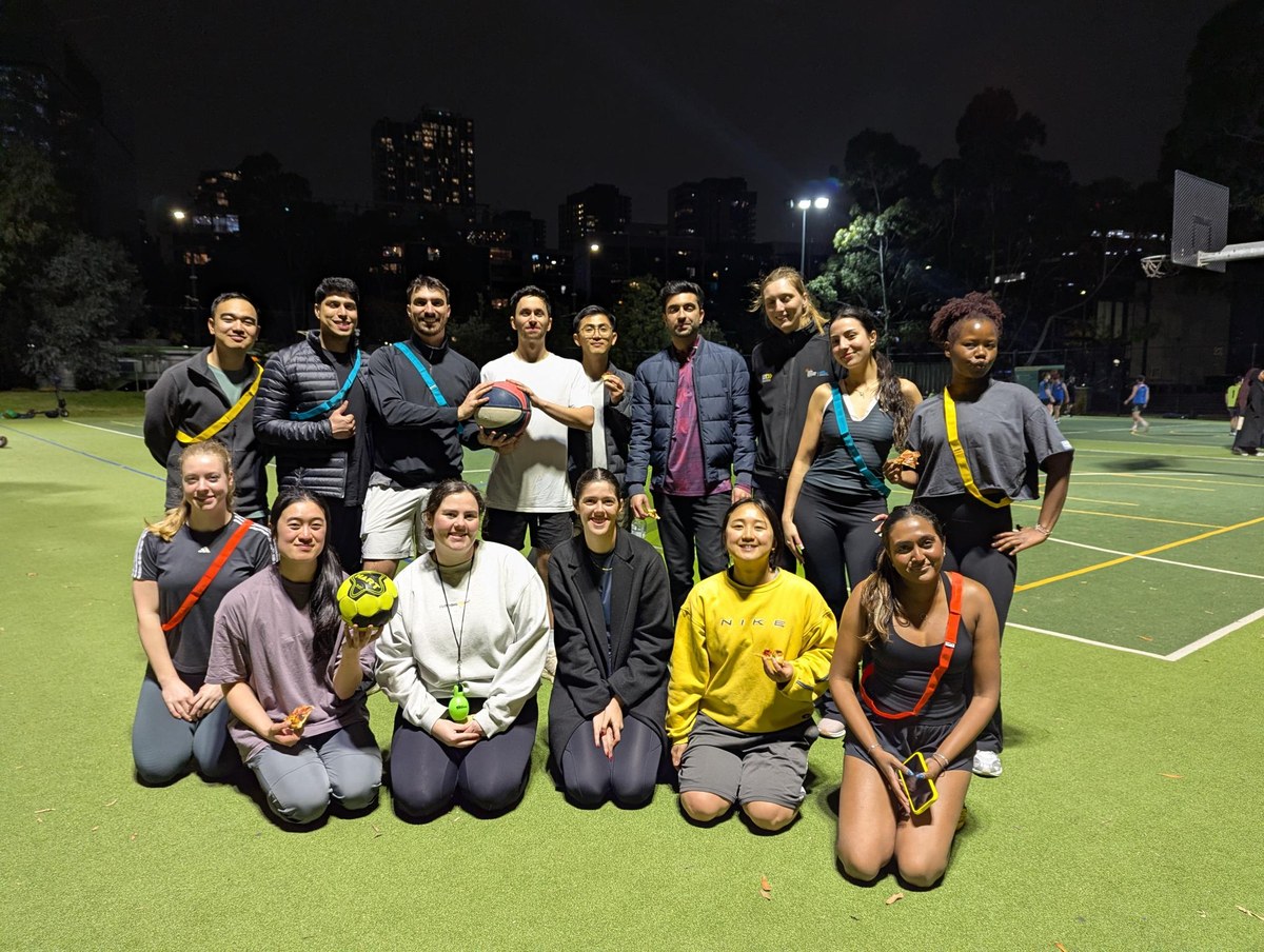KBR Australia colleagues at an evening team sports and social event