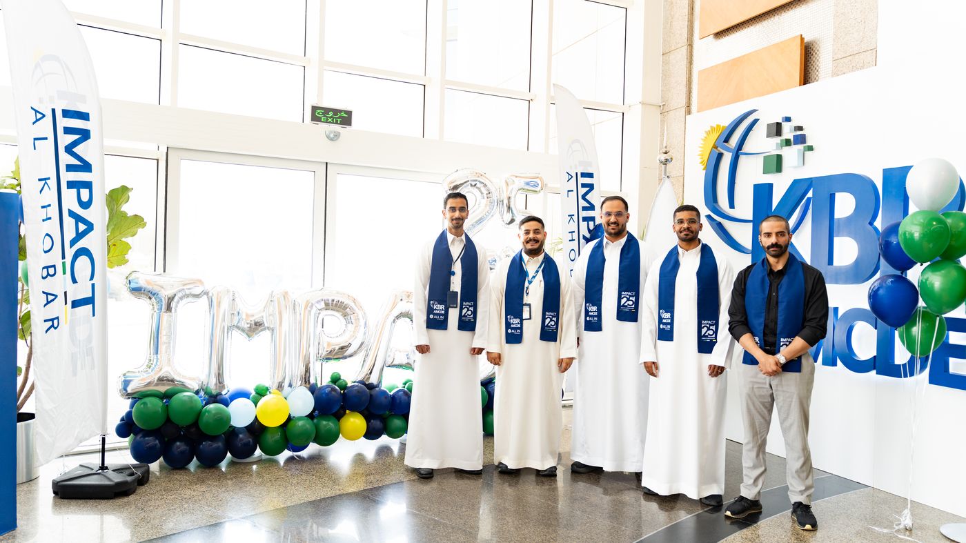 KBR leader presenting at an internal event