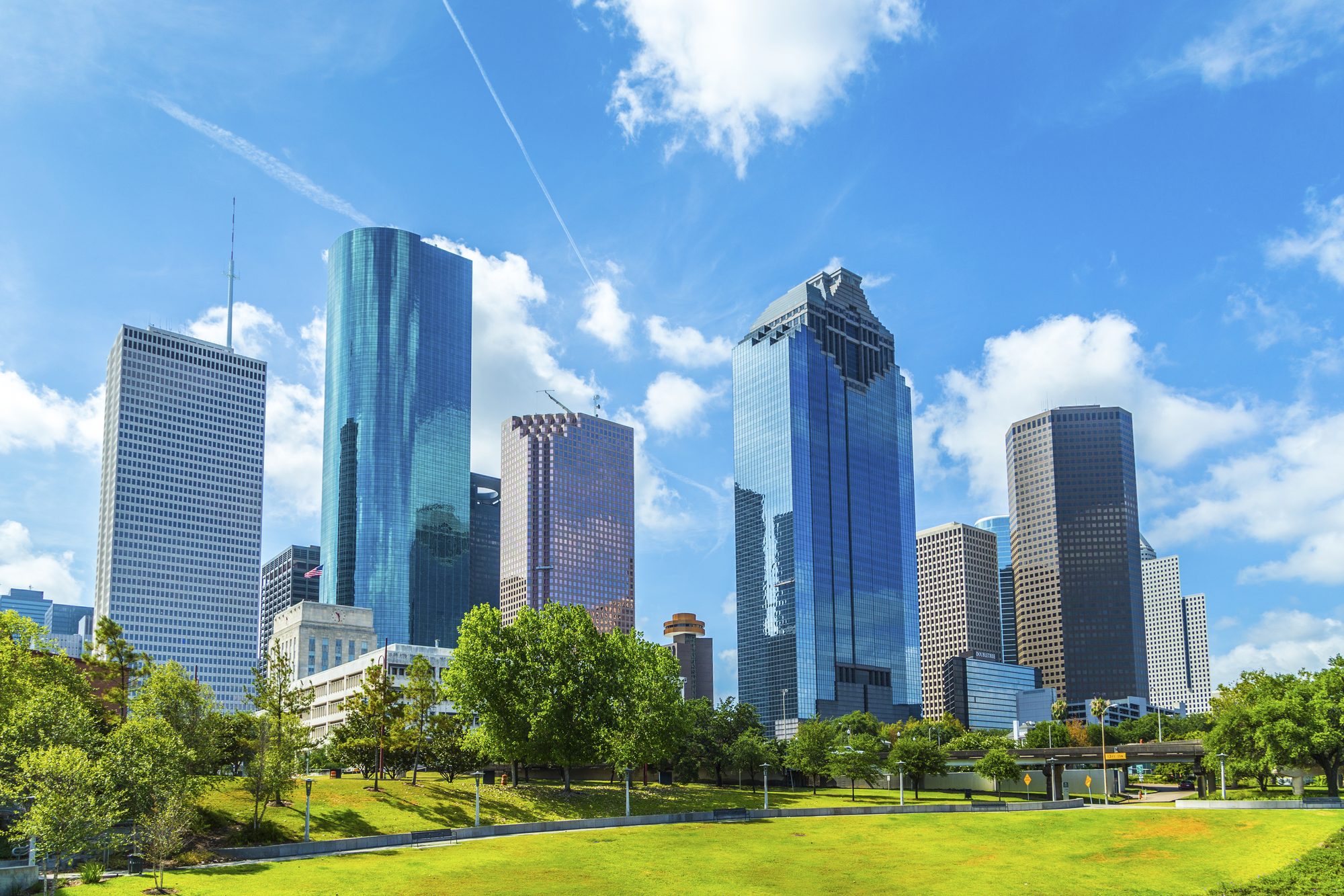 The Houston, Texas skyline